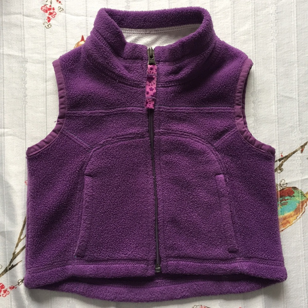 REI 18 mos Tots Purple Fleece Vest